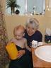 21 months - having a bath with Mamie.JPG